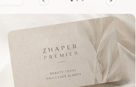 ZHAPER Premier membership card